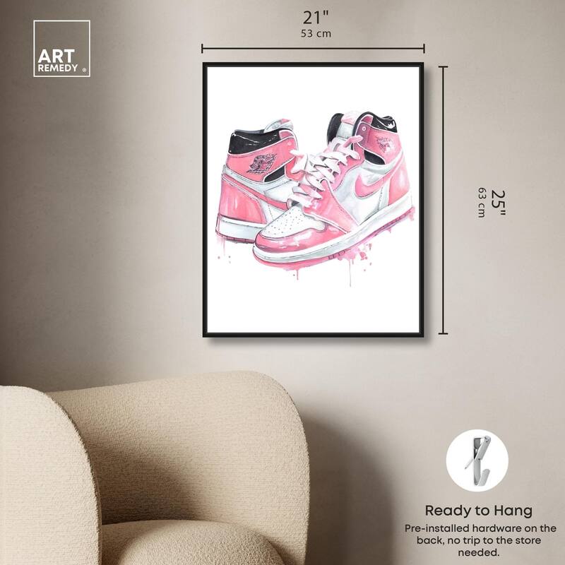 Doll Memories - Walk in Pink Canvas by Art Remedy