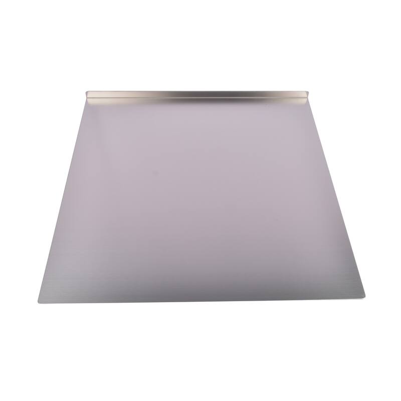 Heavy Duty Multi-Purpose Stainless Steel Cutting Board with Non-Slip L-Edge for Vegetables and Dough