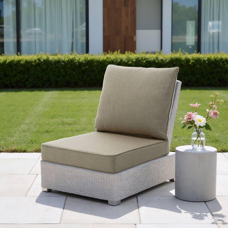 Sunbrella Indoor Outdoor Chair Cushion and Pillow