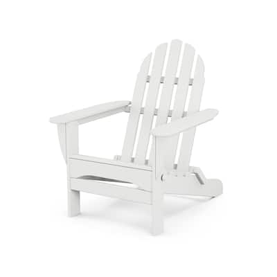 POLYWOOD Classic Outdoor Folding Adirondack Chair
