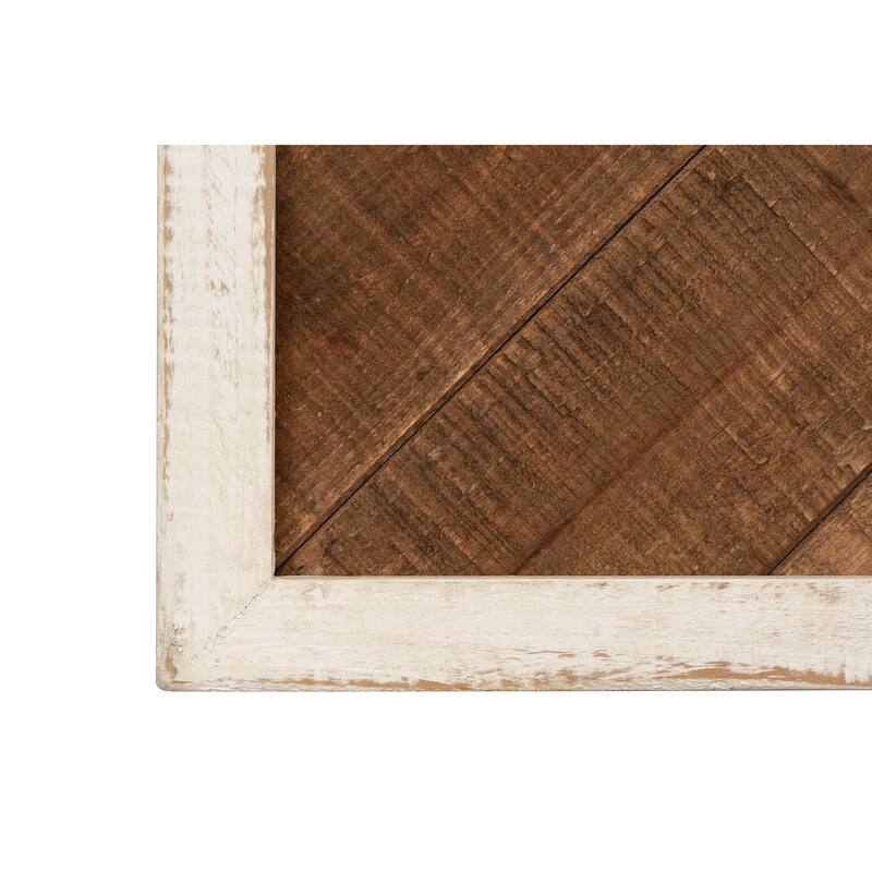 Wood and Metal Wall Clock