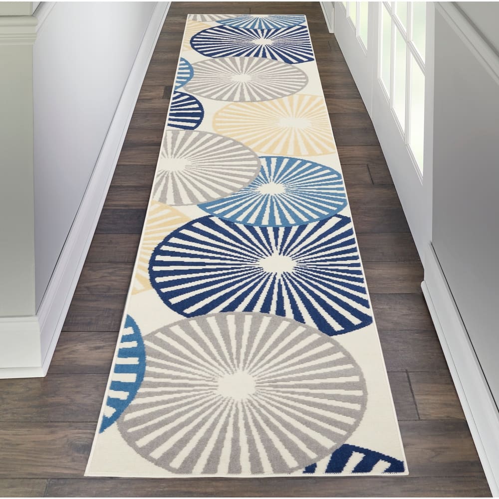 Nourison Grafix Modern Geometric Area Rug