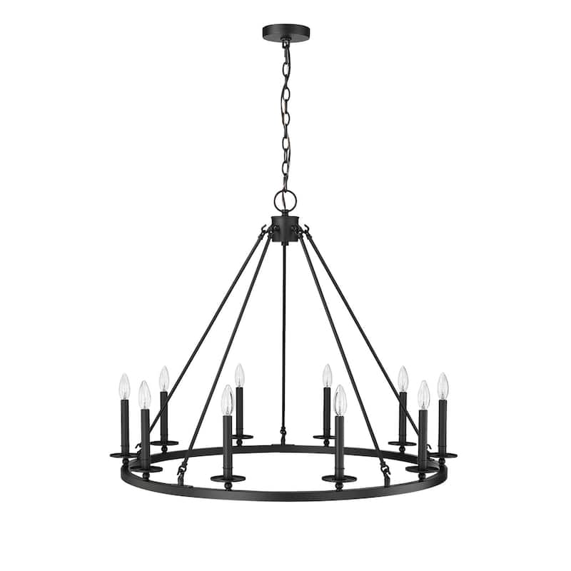 Millennium Lighting 46710 Florence 10 Light 36" Wide Taper Candle