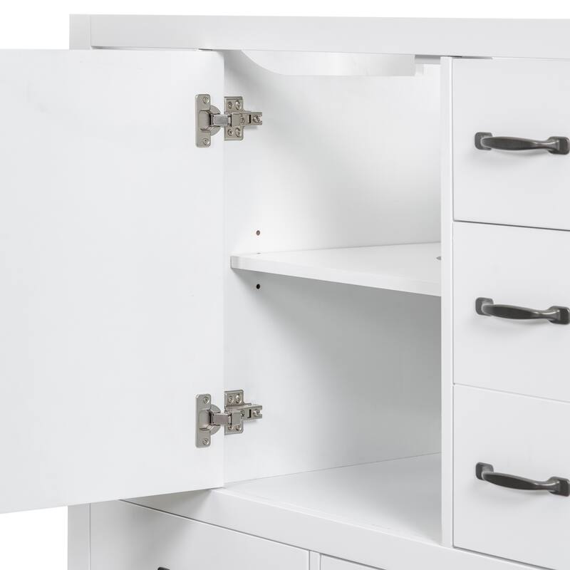 36" Bathroom Vanity without Sink, Cabinet Base Only