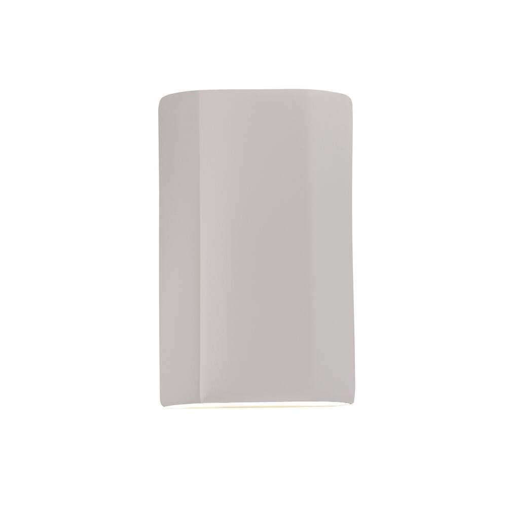 Justice Design Ambiance - ADA Cylinder - Open Top & Bottom Wall Sconce - E26