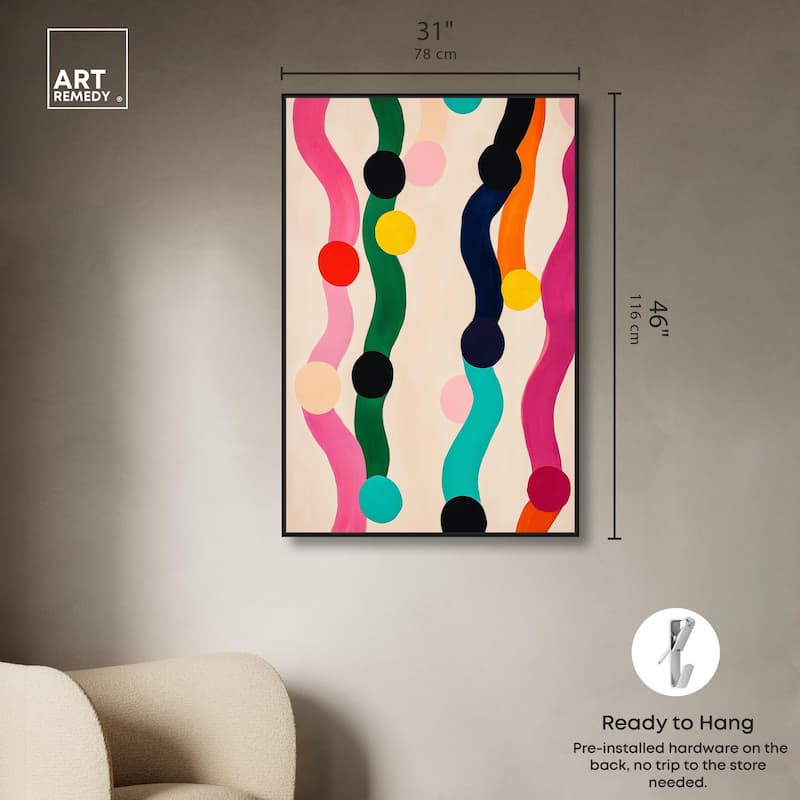 Pearl Colors I Canvas by Art Remedy