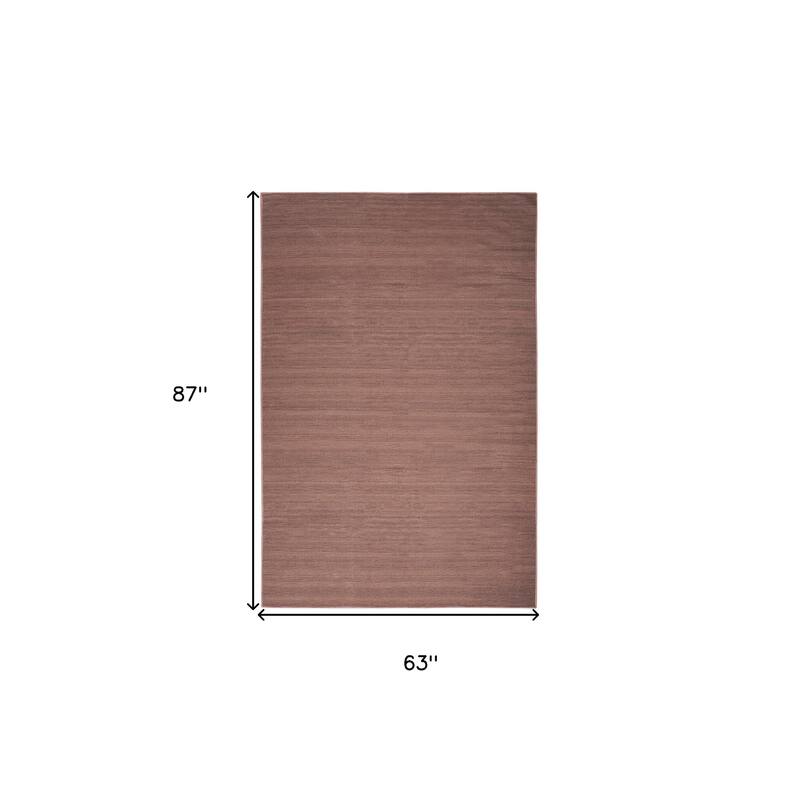 Gezew Power Loomed Abstract Modern Low Pile Area Rug By HomeRoots - 87' X '63' X '0.25