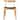 Light Natural Solid Wood Dining Elbow Chairs With Padded PU Leather or Beige Fabric Cushion Seat And Oak Frame
