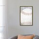 preview thumbnail 6 of 7, iCanvas "Sports Ball - Baseball" by Susan Ball Framed