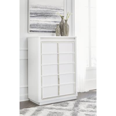 Signature Design by Ashley Chalanna White Chest of Drawers