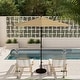 preview thumbnail 46 of 143, North Bend 9-foot Round Auto-tilt, Bronze Finish, Sunbrella Patio Umbrella by Havenside Home Antique Beige