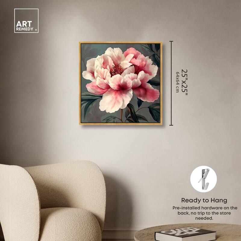Opal Bloom I Canvas by Art Remedy