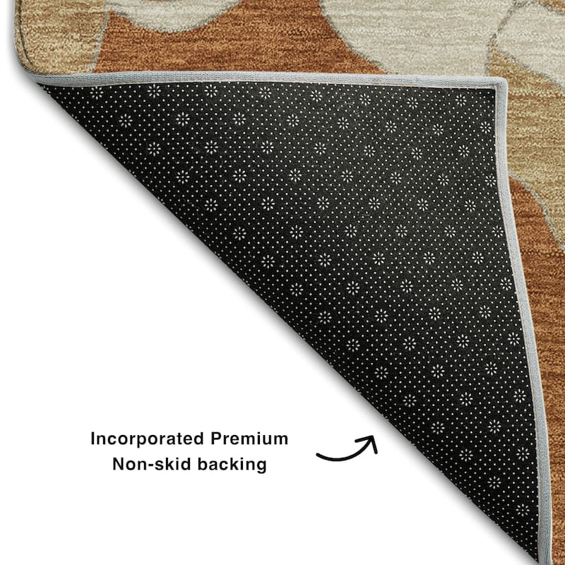 Premium Washable Super Soft Modern Floral Mayfield Rug