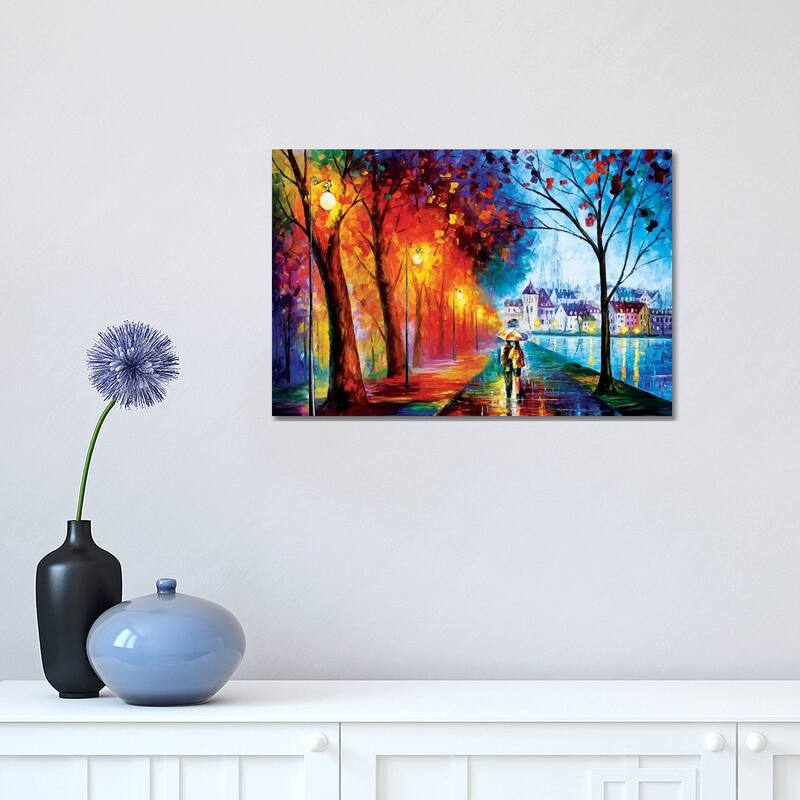 iCanvas 'City By The Lake' by Leonid Afremov Gallery Canvas Print - 12x18x1.5