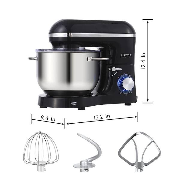 Stand Mixer,6.5QT 660W 6Speed TiltHead Food Mixer, Kitchen Electric