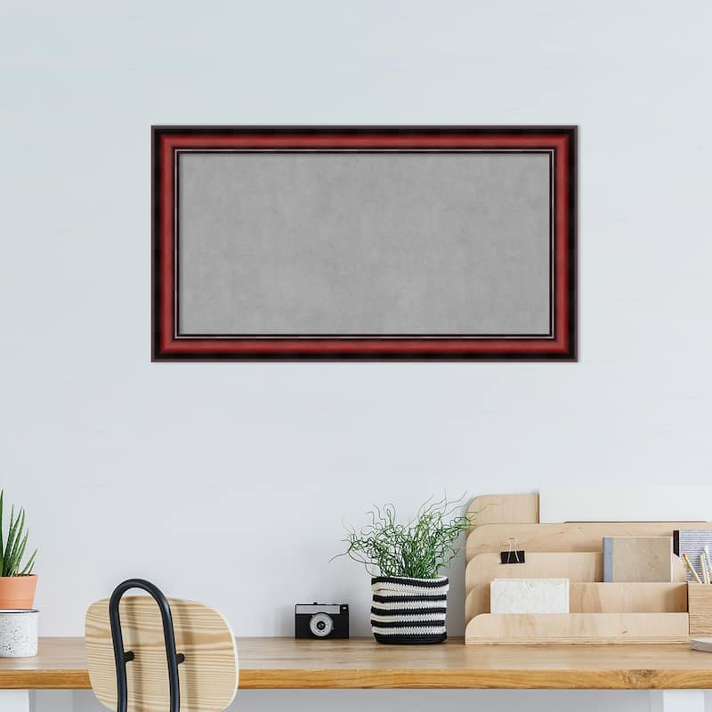 Amanti Art Rubino Cherry Scoop Framed Magnetic Board