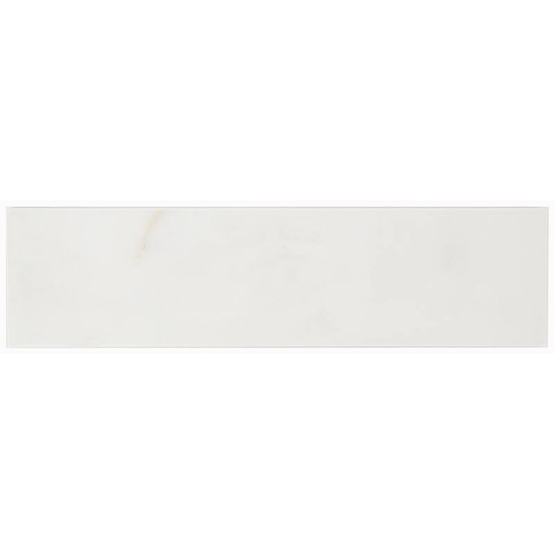 Classico 3 in. x 12 in. Blanco Gloss Glazed Ceramic Subway Wall Tile