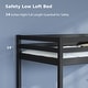 preview thumbnail 19 of 57, Espresso Wood Junior Loft Bed with Stairs for Adults, Kids and Young Teens