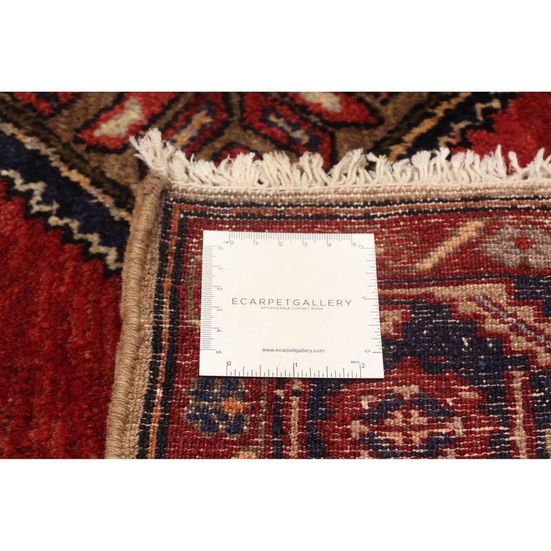 ECARPETGALLERY Hand-knotted Konya Anatolian Red Wool Rug - 3'10 x 9'9