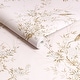 preview thumbnail 3 of 2, Shabby Chic by Rachel Ashwell Bird Chinoiserie Pink Gold Wallpaper