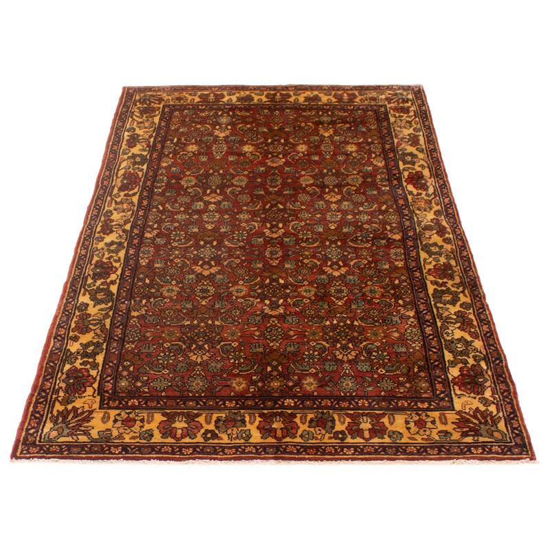 ECARPETGALLERY Hand-knotted Andelz Red Wool Rug - 5'1 x 8'8