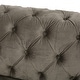 preview thumbnail 10 of 32, Keyser Modern Glam Tufted Velvet 3 Seater Sofa by Christopher Knight Home - 83.75" L x 34.50" W x 27.25" H