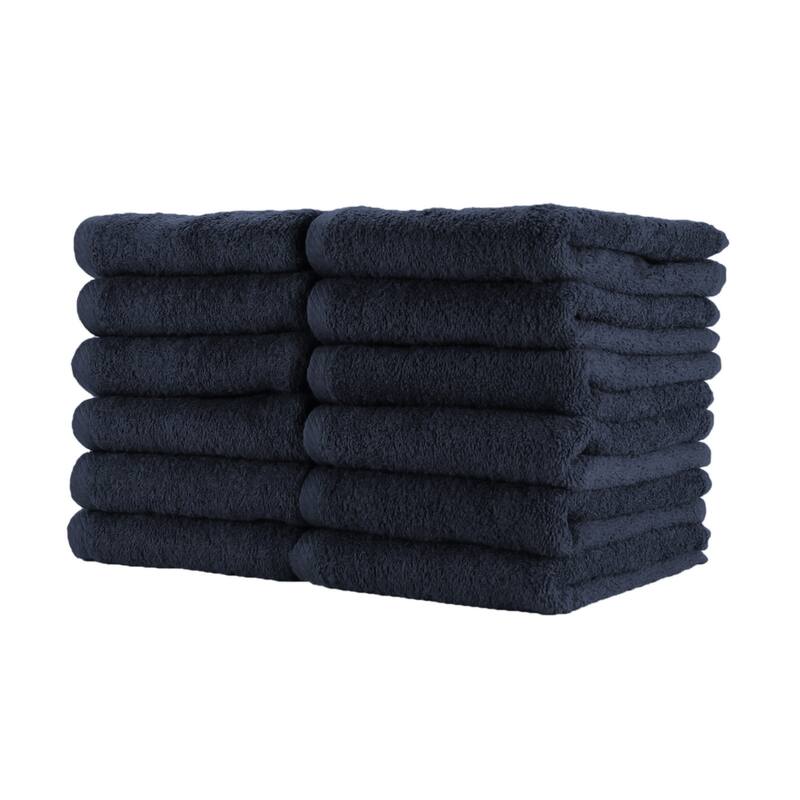 Arkwright 12-Piece Jr Salon Towels - 16x27 - Navy