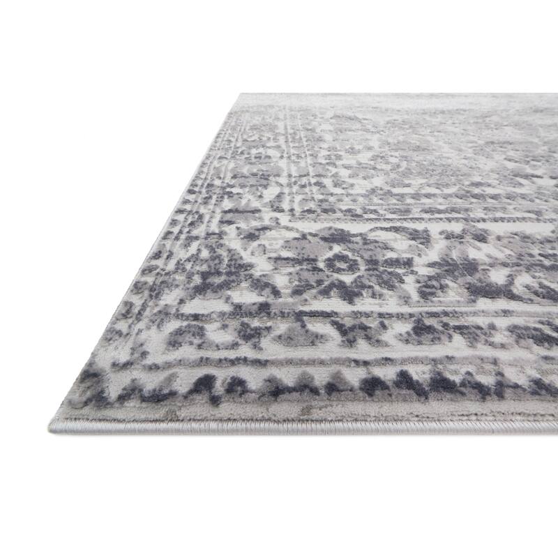 Alexander Home Mason Transitional Vintage Damask Rug