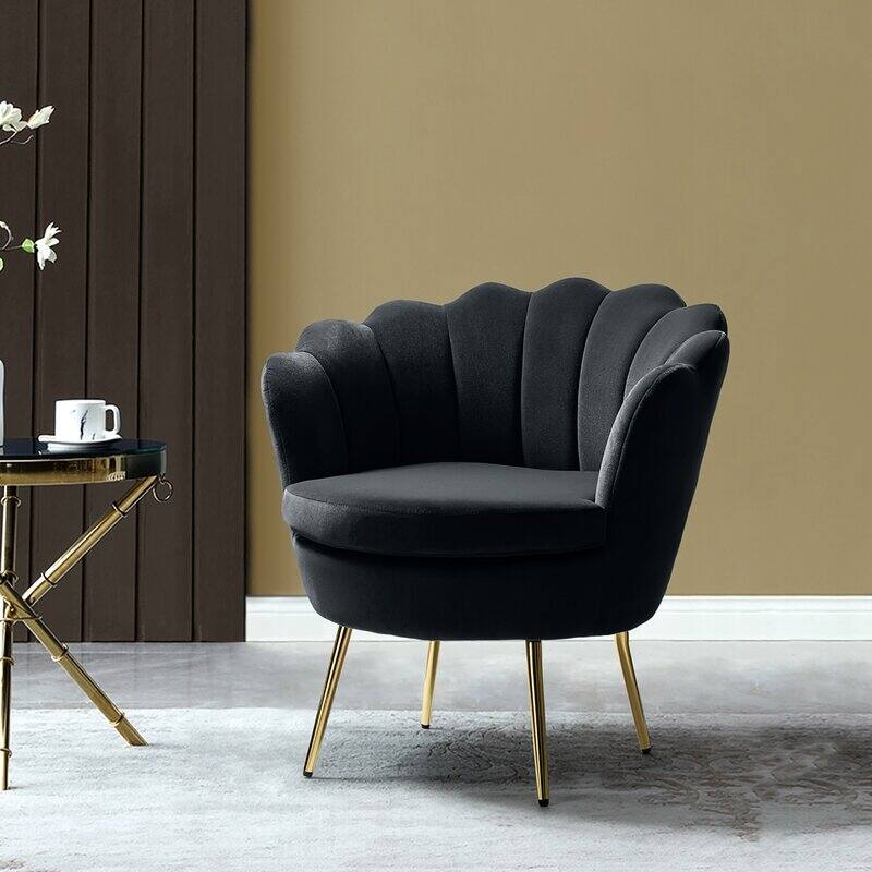 Queen Lounge Chair - Black