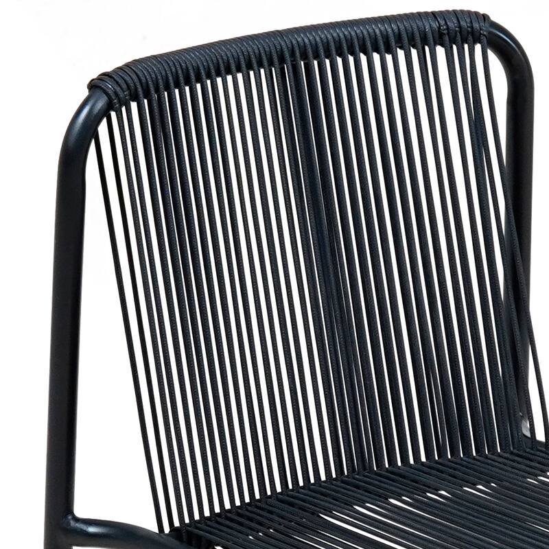 Christopher Knight Home - Burgess Space-Saving and Stylish Outdoor Stacking Dining Chairs