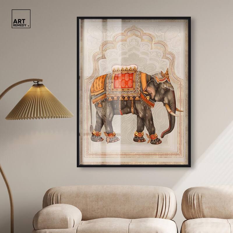 Elephant Queen Shadowbox by Art Remedy