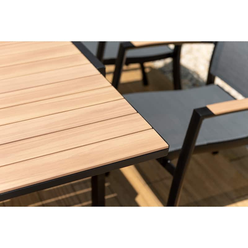 Amazonia Extendable Secthue Aluminum Outdoor Patio Dining Table