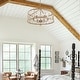 preview thumbnail 7 of 7, Crystorama Lighting Group BRX-B7906 Brixton 6 Light 24" Wide Wrought