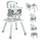 preview thumbnail 43 of 58, Costway 8-in-1 Baby High Chair Convertible Dining Booster Seat with Green