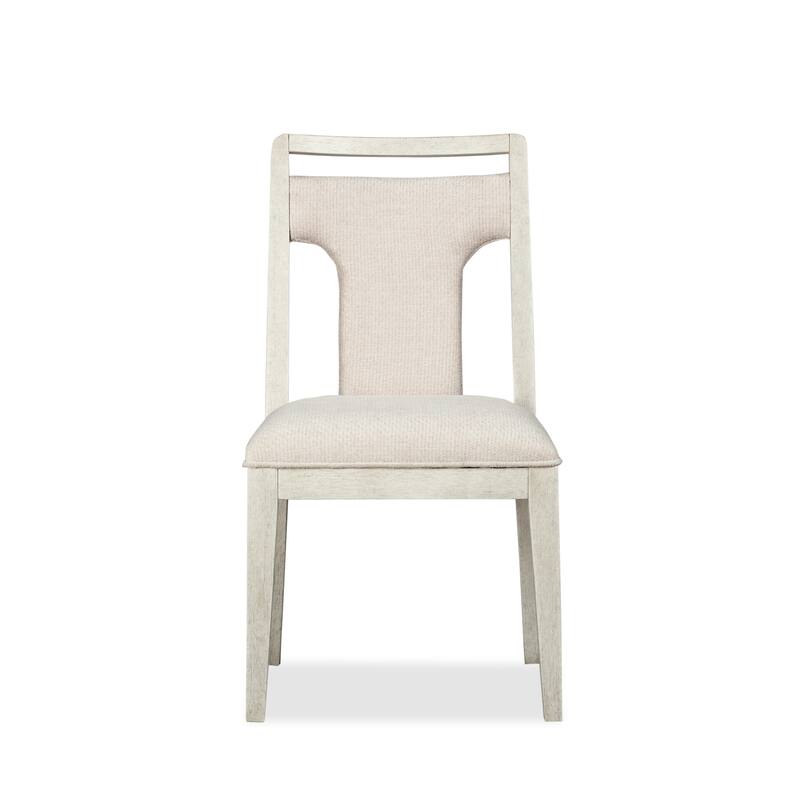 Magnussen Home Lorelei Misty Cloud Upholstered Side Chair Two Pack - 20''W x 23.63''D x 36''H