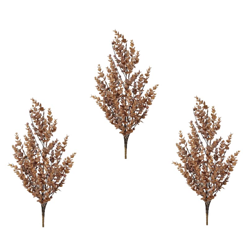 30" Iced Mini Eucalytptus Spray With Berry