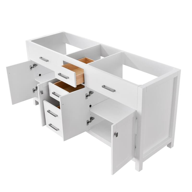 Nephelily 48" 60" 72" Uni-Vanity Bathroom Cabinet with Tall Drawer