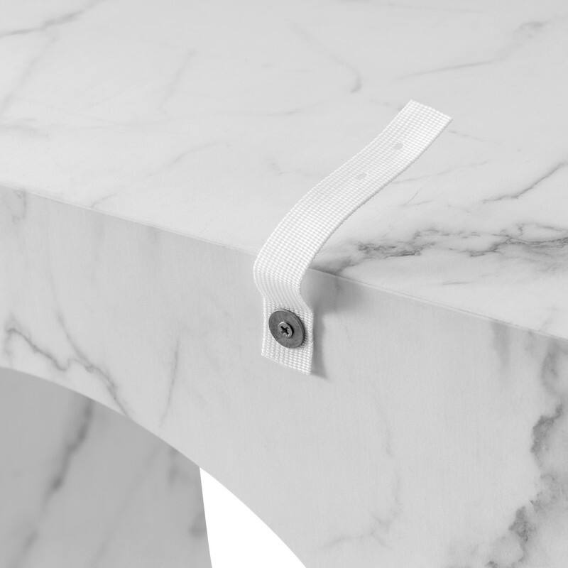 43" Marble Console Table