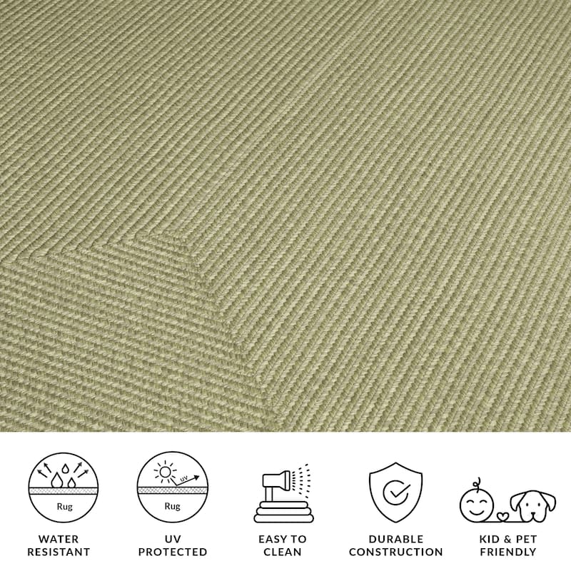SAFAVIEH Handmade Braided Cosetta Indoor/Outdoor Machine Washable Rug