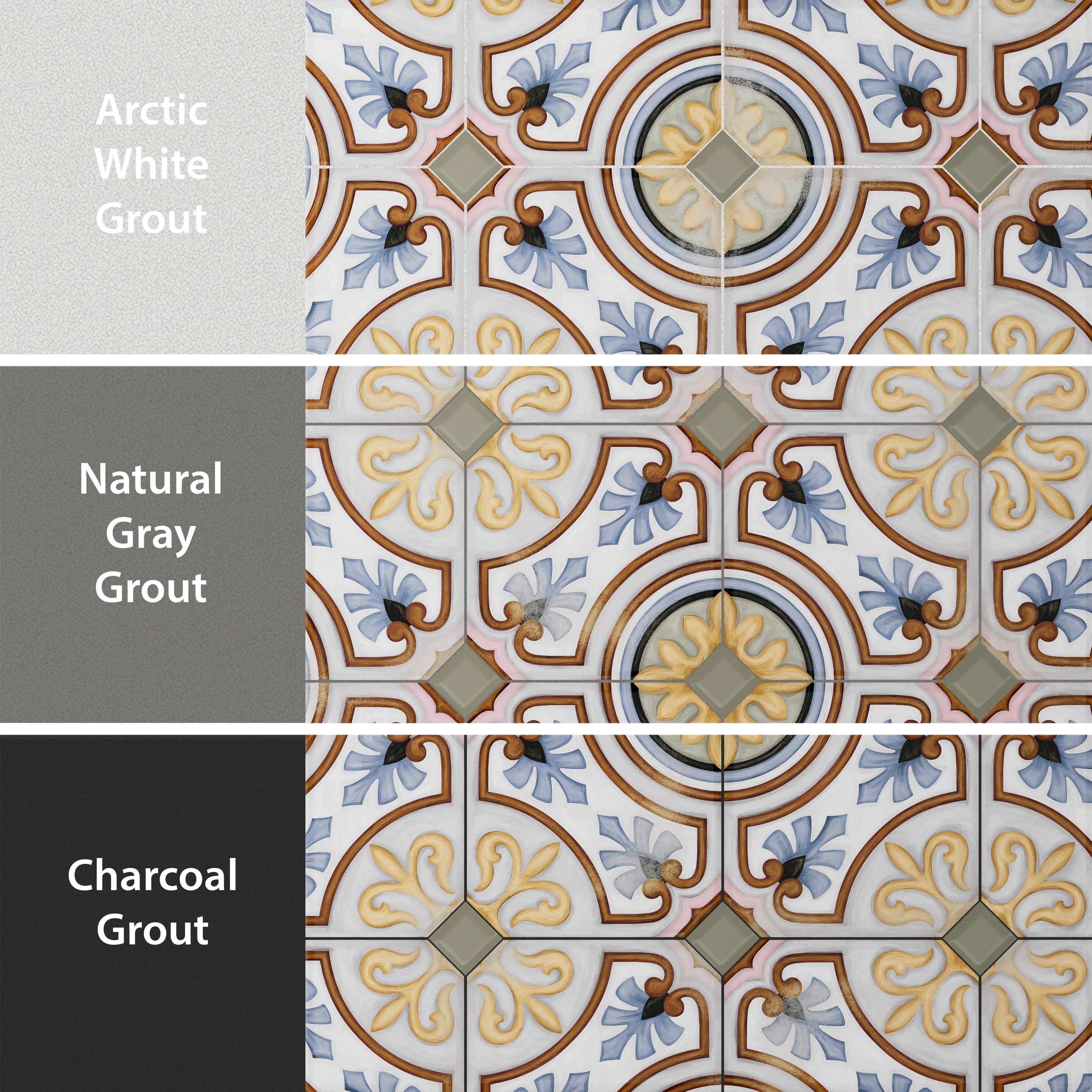 ✦SACLA✦ Anatolia Calacatta Paonazzo 12-in x 13-in Glazed Porcelain