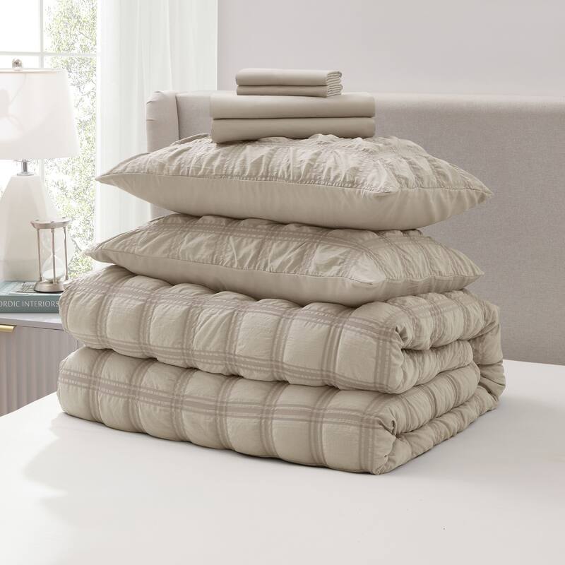 Empyrean Modern Comforter Seer Sucker