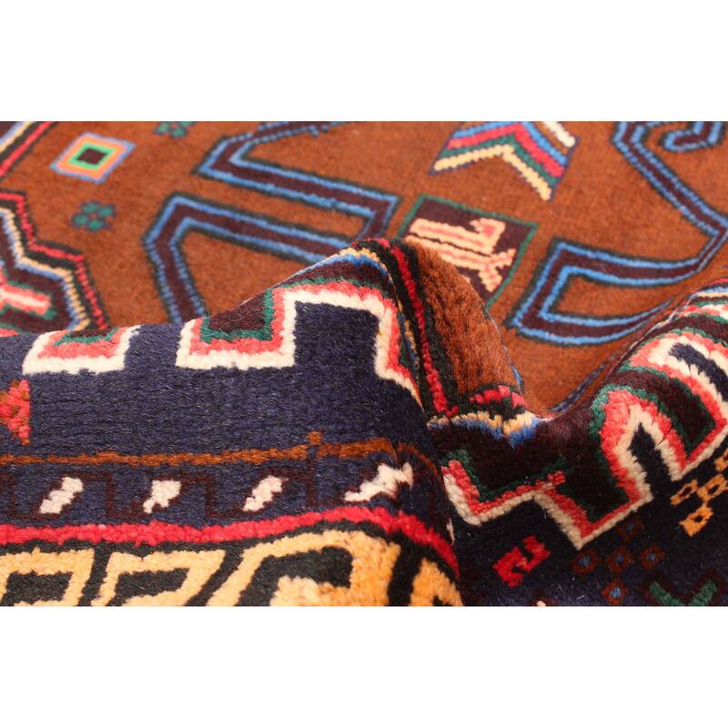 ECARPETGALLERY Hand-knotted Teimani Brown Wool Rug - 2'8 x 4'4