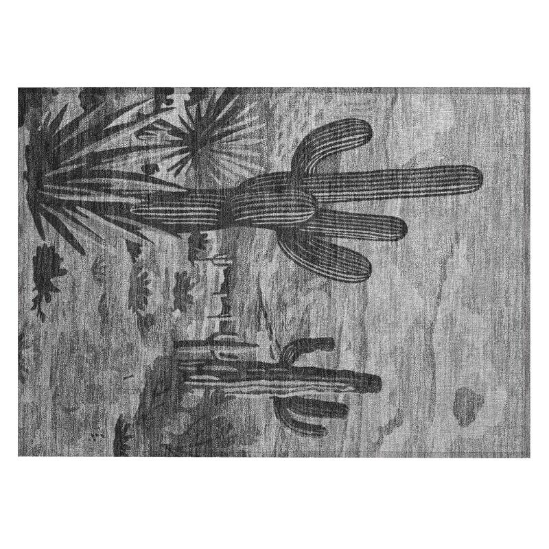 Machine Washable Indoor/ Outdoor Southwestern Mesa Chantille Rug