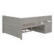 preview thumbnail 21 of 31, Full Size Daybed with Drawers and Shelves Storage Bed Frame