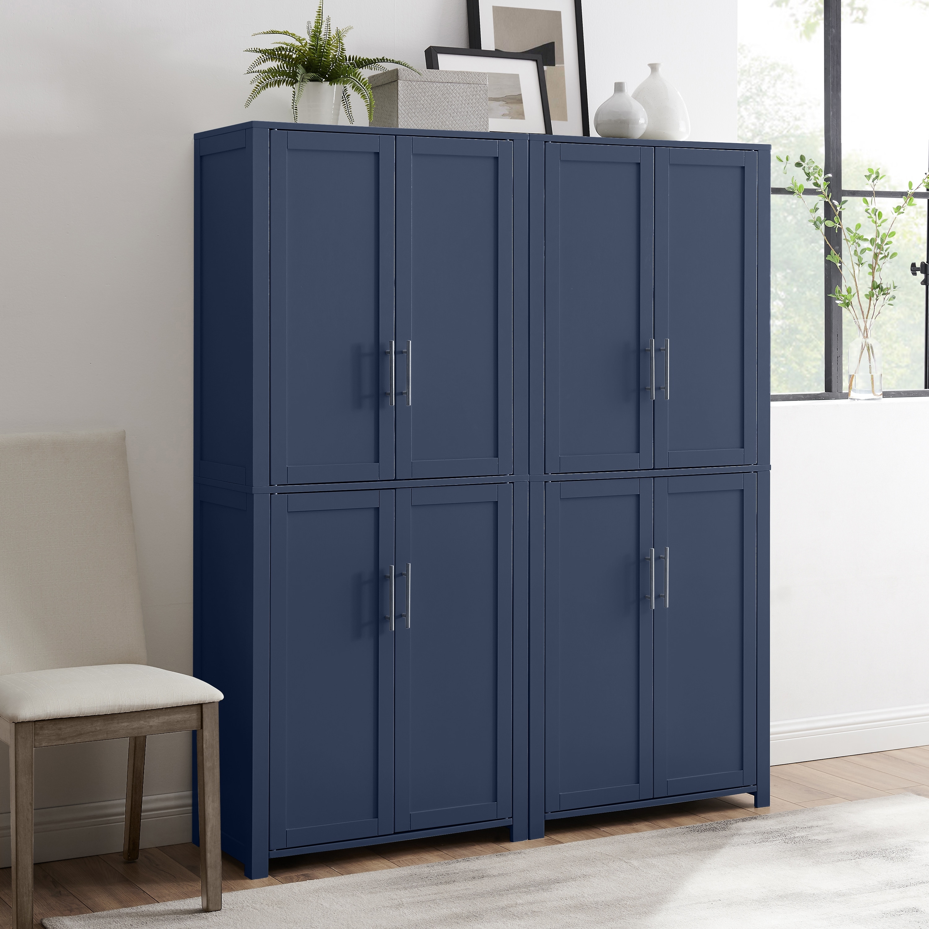Crosley Savannah 2-Piece Kitchen Storage Pantry Set