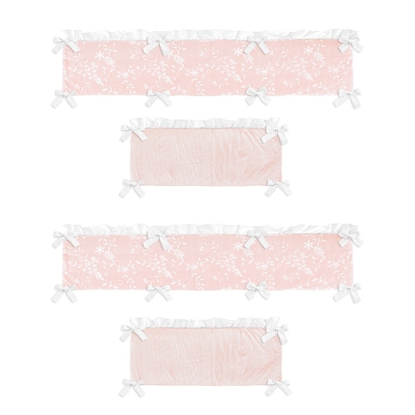 crushed velvet cot bumper