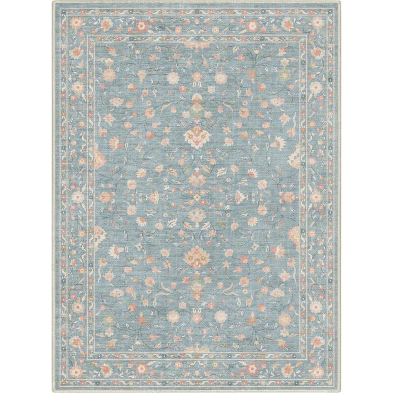 Well Woven Apollo Serapi Yazd Traditioal Floral Flat-Weave Area Rug