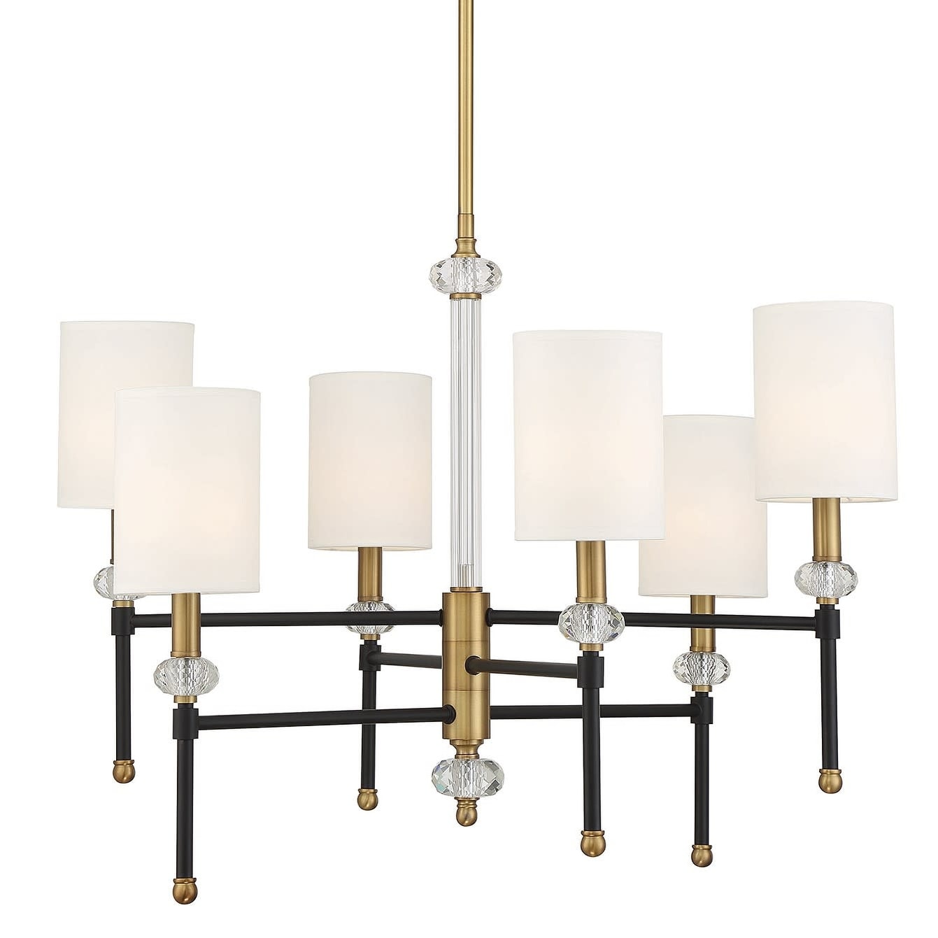Savoy House 1-1887-6 Tivoli 6 Light 28" Wide Crystal Chandelier