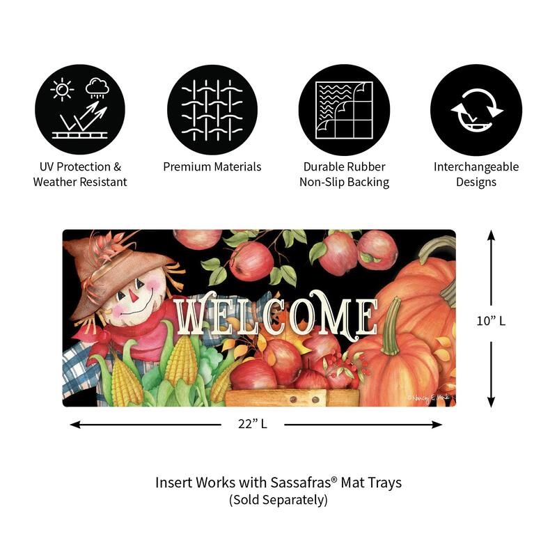 Harvest Scarecrow Sassafras Switch Mat - Multi-Color