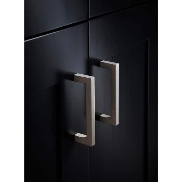 Top Knobs M1162 Square 3 3 4 Center To Center Handle Cabinet Pull Flat Black Overstock 13186052